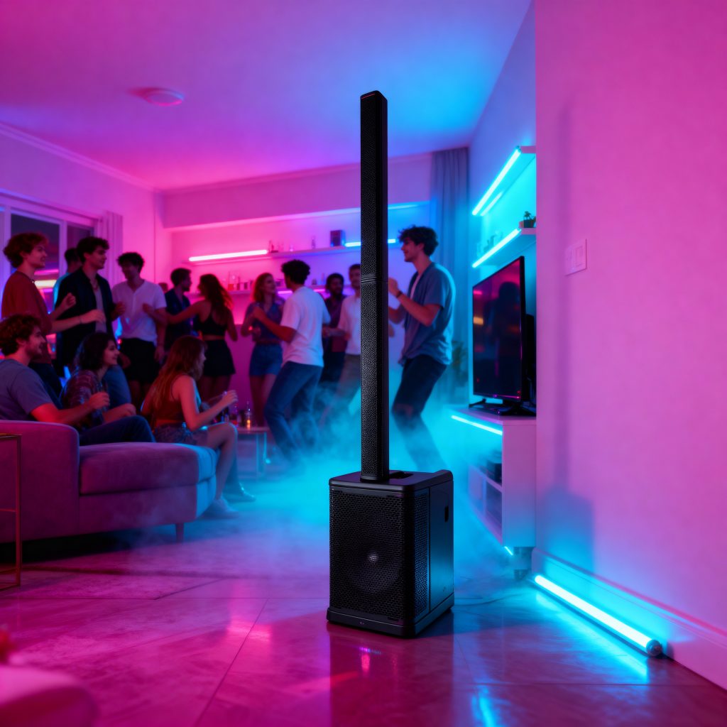 Perfect DJ Speaker In House Party Setting